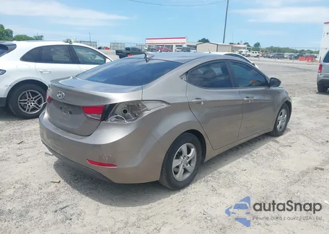 2015 Hyundai Elantra Se из США, поврежденный, VIN 5NPDH4AE3FH567553